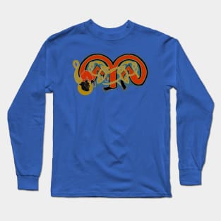 Dark Angel Letter M 2 Light Turquoise Long Sleeve T-Shirt